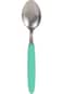 Tramontina Ipanema Stainless Steel Table Spoon with Green Polypropylene Handle