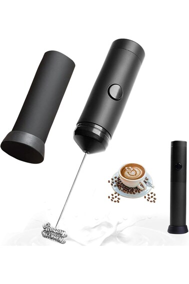 خفاقة كهربائية من فاودو، خفاقة حليب يدوية، خفاقة بيض من الفولاذ المقاوم للصدأ، صانعة رغوة، مشروبات