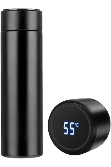 Locckmy Water Bottle with LED Temperature Display,Double Walled Vacuum Insulated Water Bottle,Stain