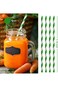300 Pieces Paper Straws, Disposable Biodegradable Paper Drinking Straws, Stir Sticks, Sip Straws fo