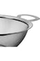 Al Sanidi Stainless Steel Rice Strainer, Rice Strainer, Vegetables and Fruits, Silver, 24 cm