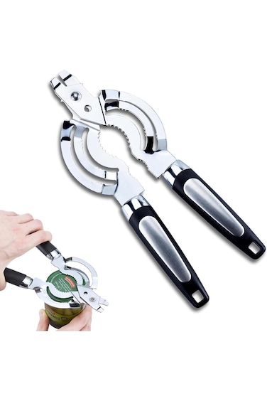 Jar and Bottle Opener - Multi Function Opener Tighten Bottle Jar Can Opener for Small Hands Stainle