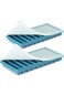 KepGrenn Ice Cube Tray Silicone Ice Bar Stick Mold for Bottle and Can with Lid (2, Blue)