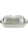 Hotpack 9" Deep Bio Degradable Container with Lid 3 Compartment 5 Pieces