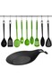ZELHYEUU Spoon Holder, Silicone Spoon Holder, Spoon Rest, Kitchen Spoon Holder, Spoon Holder, for K