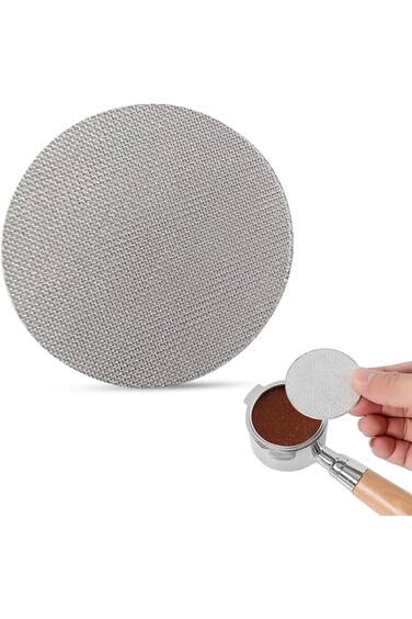 شاشة فلتر ماكينة القهوة GeRRit مقاس 53.5 مم، شاشة قرص إسبريسو من الفولاذ المقاوم للصدأ 316 قابلة لإعادة الاستخدام Espr