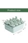 KASTWAVE Ice Lolly Moulds, Green Ice Cream Mould, One Round and One Square with Lid, One Round and