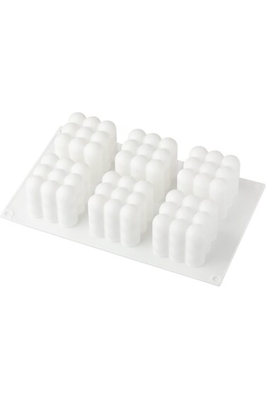 قالب شوكولاتة Aputue، 6 قوالب سيليكون على شكل كرة سحرية، قوالب شوكولاتة صينية سيليكون بيضاء، Ca