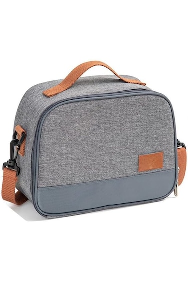 MEI Stylish Lunch Bag For Women and Men, Leak Proof Water Resistant Bag Container For Adults, Kids,
