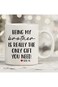 MyCozyCups Funny Mugs For Brother - Being My Brother Is Really The Only Gift You Need 11 Ounce Nove