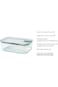 Mepal - Glass food container EasyClip - Glass food containers with lids - Click closure - Suitable