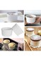 Porcelain Ramekins, Set of 8 (6OZ White), Souffle Dishes, Oven Safe Round Ceramic Bowls Serving For
