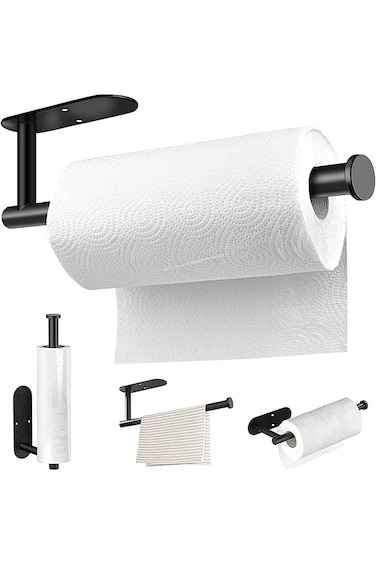 U HOOME Paper Towel Holder Wall Mount,paper towel holder under cabinet Self Adhesive Or Drilling,St
