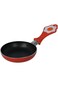 Evri Top-Notch Aluminum Non-Stick Egg Fry Pan Red and Black EFP