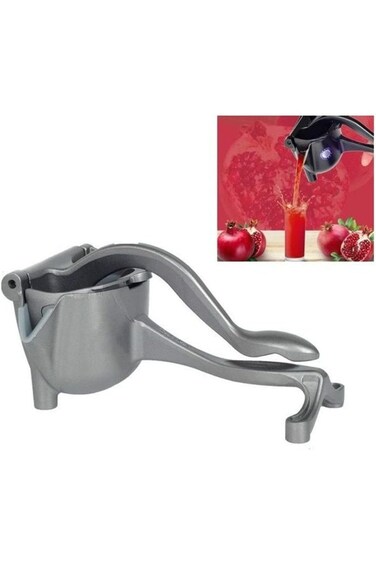 Dubai Gallery Detachable Manual Fruit Juicer Titanium Black 26 X 16 X 13Cm