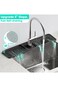 Snoquir 24 Inch Longer Kitchen Sink Splash Guard [5&deg; Slope, Fast Draining] Silicone Draining Mat fo