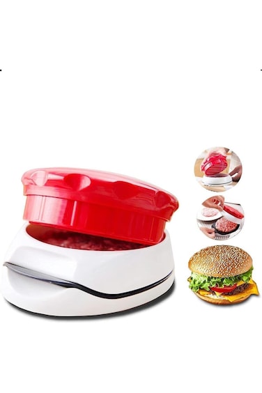X spring Adjustable Hamburger Press Patty Maker, Crab Cake Burger Sandwich Press Patty Maker Mold,