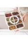 OctStory Plastic Seasoning Organizer Box, Spice Storage Containers Snack Condiment Food Holder 8 Co