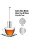 WEZCHUGHAOL Tea Strainers, Tea Infuser for Loose Tea, Stainless Steel Tea Ball Strainer, (Silver)