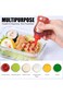 KASTWAVE 6Pcs Squeeze Bottles, 40ml Mini Sauce Bottles Squeezy Condiment Bottles, for Seasoning, Pa