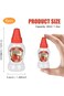 KASTWAVE 6Pcs Squeeze Bottles, 40ml Mini Sauce Bottles Squeezy Condiment Bottles, for Seasoning, Pa