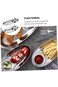 KASTWAVE Chip and Dip Tray, 2 Pcs Sauce Dish Sushi Plates Seasoning Bowl Chip, Stainless Steel Sauc