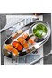 KASTWAVE Chip and Dip Tray, 2 Pcs Sauce Dish Sushi Plates Seasoning Bowl Chip, Stainless Steel Sauc