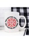 YouNique Designs Firefighter Mug, 11 Ounces, Firefighter Coffee Mugs for Men, Fireman Cup