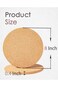 Cork Trivets for Hot Dishes, LBMT Cork Pot Holder for Hot Pots and Pans 6 Pack 8 Inch, Heat Resista