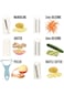 X spring Vegetable Slicer, Multi Potato Chip Slicer, 5 in 1 Slicer for Kitchen Vegetable Slicer, Ve