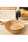 OZORI 125pcs Air Fryer Paper Liners, 8 inch Natural Non-stick Parchment Paper, Non-Stick Air Fryer
