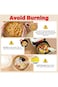 OZORI 125pcs Air Fryer Paper Liners, 8 inch Natural Non-stick Parchment Paper, Non-Stick Air Fryer
