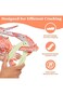 ALMEKAQUZ 4Pcs Crab Leg Cracker Tool, Crab Eating Tools, Crab Clamps, Kitchen Crab Clamps, Plastic