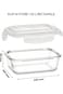 BOROSIL KLIP-N-STORE RECTANGULAR GLASS STORAGE CONTAINER WITH AIR TIGHT LID FOOD STORAGE CONTAINER