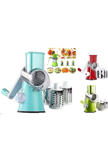 Rotary Cheese Grater   Vegetable Slicer   Food Chopper   Potatoes Peeler   Vegetable Chopper   3in1