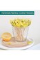 Bamboo Toothpicks, Cocktail Picks, Pineapple Toothpicks Appetizer Picks, 100 Pack 4.7 Inch Toothpic