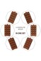 ALMEKAQUZ 6 Pcs Cute Silicone Molds - Fancy Shapes Small Chocolate Molds - Non-Stick, Candy Molds -