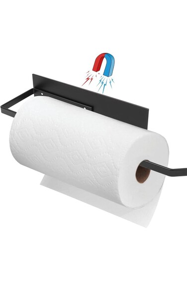 Magnetic Paper Towel Holder for Fridge, Toilet Paper Roll Holder Magnetic Paper Towel Rack Wall Mou