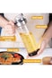ECVV High Borosilicate Glass Oil Dispenser Bottle with Automatic Cap,18 oz/500 ml Kitchen Oil and V