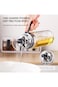 ECVV High Borosilicate Glass Oil Dispenser Bottle with Automatic Cap,18 oz/500 ml Kitchen Oil and V