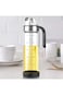 ECVV High Borosilicate Glass Oil Dispenser Bottle with Automatic Cap,18 oz/500 ml Kitchen Oil and V