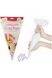 Goldedge 20 Pcs Disposable Piping Bags, Medium Icing Bags Plastic Pastry Bags, Clear Piping Bag for