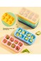 NALACAL 3 Pack Mini Ice Cube Trays with Lids for Mini Fridge, Silicone Small Ice Cube Mold for Dorm