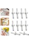 10Pcs Bag Clip with Pour Spout, Bag Sealing Clips for Food Storage Freezer with Pourer, Large Plast