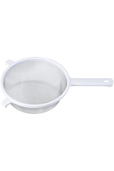 Chef Craft Classic Stainless Steel Mesh Strainer, 8 inch, White