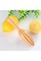 Funi Lemon Squeezer, Manual Citrus Juicer   Wooden Reamer, Multifunctional for Kitchen &amp; Bar