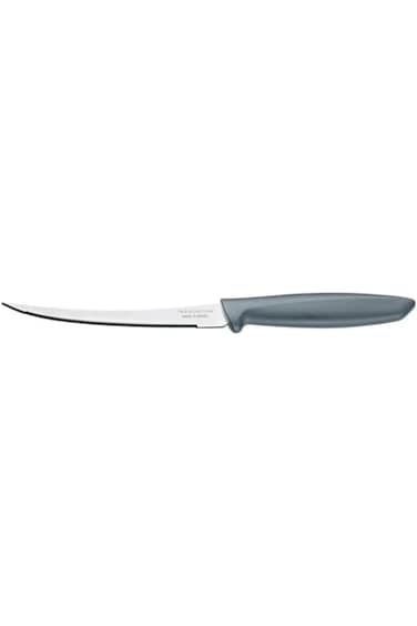 Tramontina Plenus 5 Inches Tomato Knife with Stainless Steel Blade and Gray Polypropylene Handle