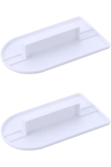 BinPhorm Cake Smoothers for Fondant,2 PCS Plastic Cake Icing Smoother Tool Marzipan Sugar Paste Pol