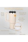 ALMEKAQUZ 40 oz Tumbler With Handle and Straw Lid Insulated Reusable Stainless Steel Water Bottle T