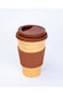 Cuisine Art - FLORENCE - Eco-Friendly Bamboo Fibre Reusable Travel Coffee Mug With silicon Lid 380m